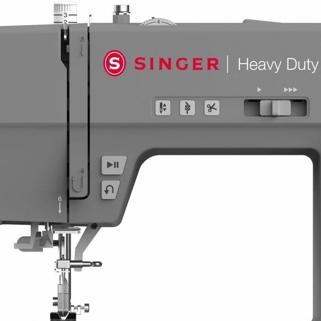 Singer | Computerized Sewing Machine | HD6800C Heavy Duty | Number of stitches 586 | Number of buttonholes 9 | Grey 9