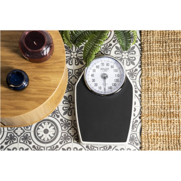 Adler | Mechanical Bathroom Scale | AD 8177 | Maximum weight (capacity) 150 kg | Accuracy 1000 g | Black 1