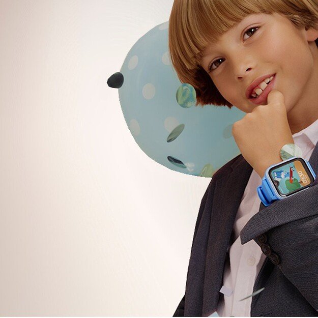 I&scaron;manusis laikrodis  vaikams su lietuvi&scaron;ku meniu Garett Kids Essa 2 AI 4G Blue 11