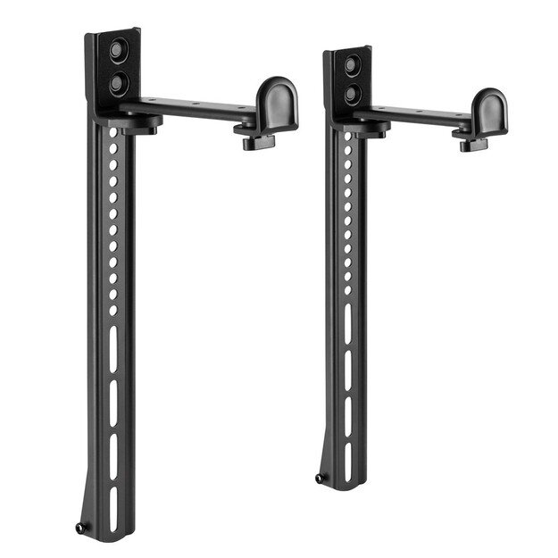 Maclean MC-914 Universal Soundbar Mount Speaker Holder Mounting Under TV up to 15kg VESA Space Saving 9