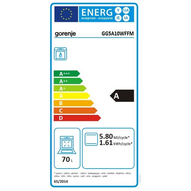GORENJE GG5A10WFFM 9