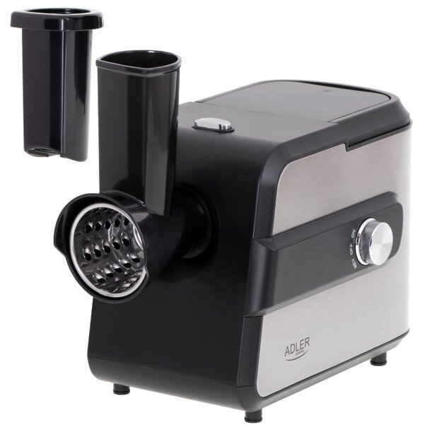 Adler | Meat mincer with a shredder | AD 4813 | Silver/Black | 600 W | Number of speeds 2 | Throughput (kg/min) 1 7