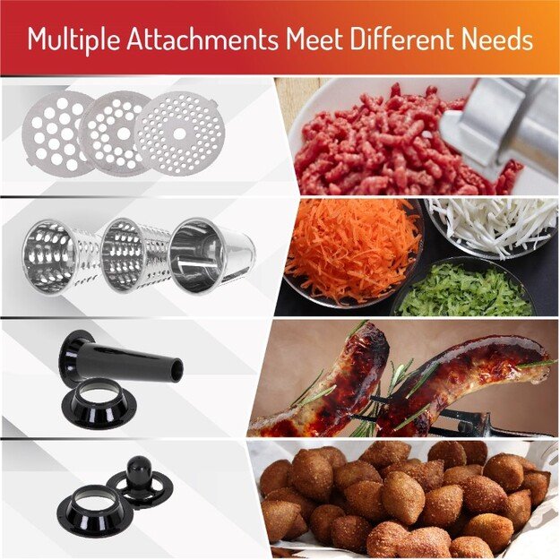 Adler | Meat mincer with a shredder | AD 4813 | Silver/Black | 600 W | Number of speeds 2 | Throughput (kg/min) 1 1