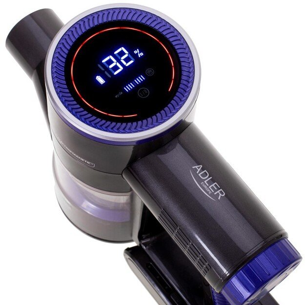Cordless upright vacuum cleaner Adler AD 7061 allergy-friendly Black, Blue 7