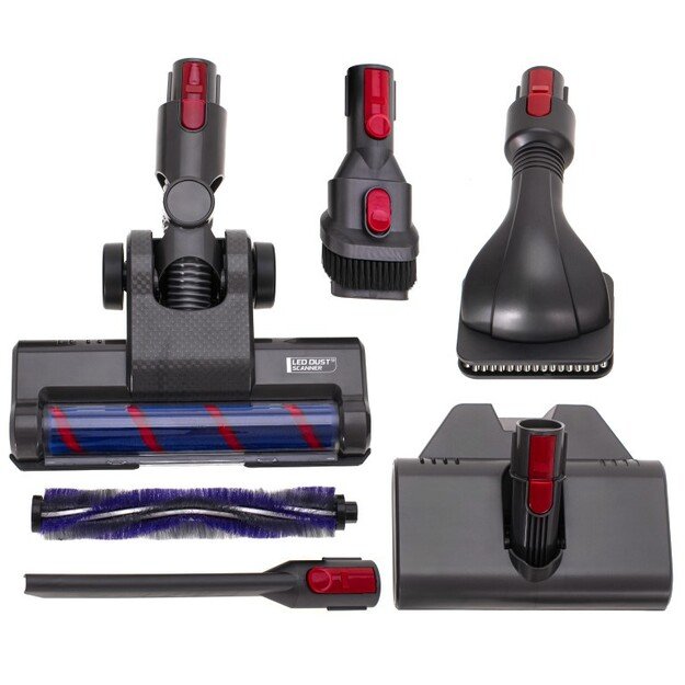 Cordless upright vacuum cleaner Adler AD 7061 allergy-friendly Black, Blue 4