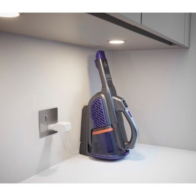 Black & Decker BHHV520BFP handheld vacuum Black, Violet Bagless 9