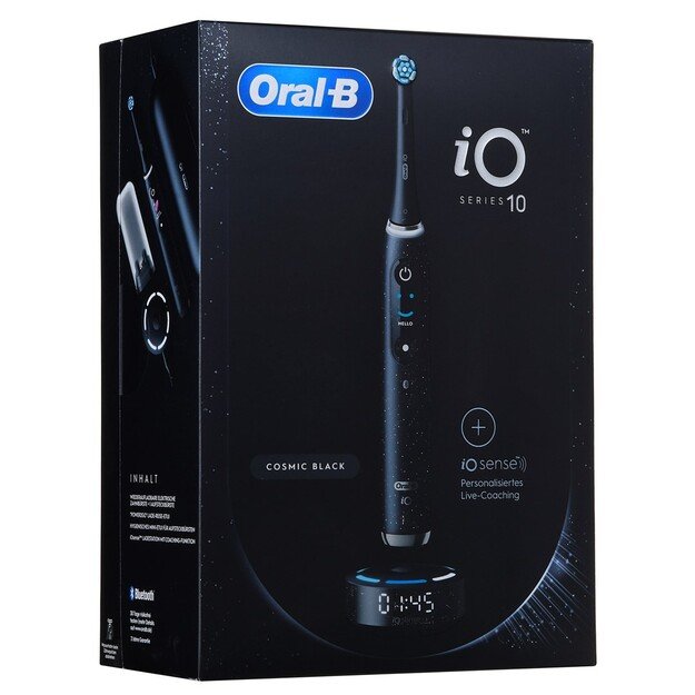 ORAL-B iO Series 10 Cosmic Black Electric toothbrush + iO Sense charger Black 1