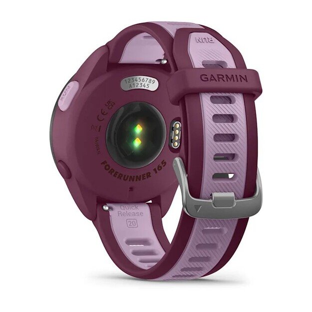 Garmin Forerunner 165 Music 3.05 cm (1.2 ) AMOLED 43 mm Digital 390 x 390 pixels Touchscreen Purple GPS (satellite) 2
