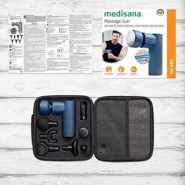 Medisana MG 600 massager Universal Black, Blue 3