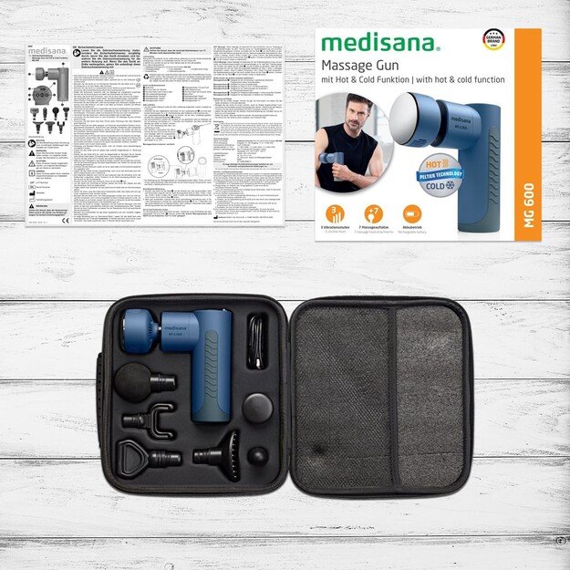 Medisana MG 600 massager Universal Black, Blue 6