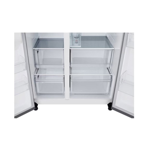 LG Refrigerator | GSLC41PYPE | Energy efficiency class E | Free standing | Side by side | Height 179 cm | Fridge net capacity 42 5