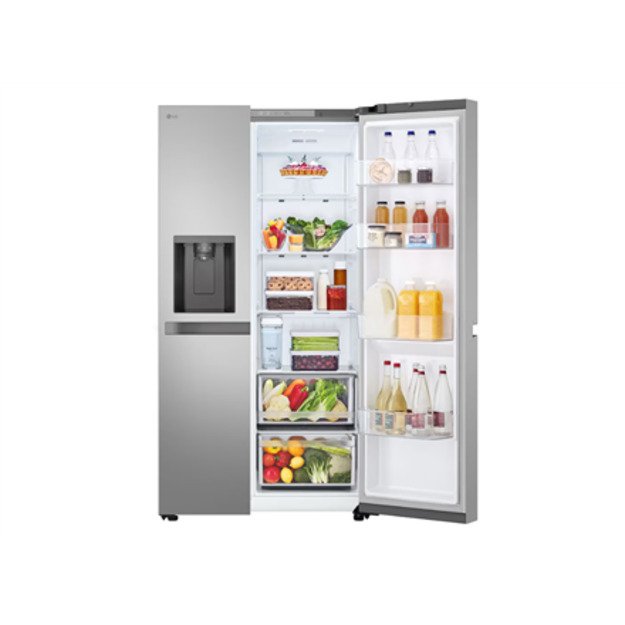 LG Refrigerator | GSLC41PYPE | Energy efficiency class E | Free standing | Side by side | Height 179 cm | Fridge net capacity 42 7