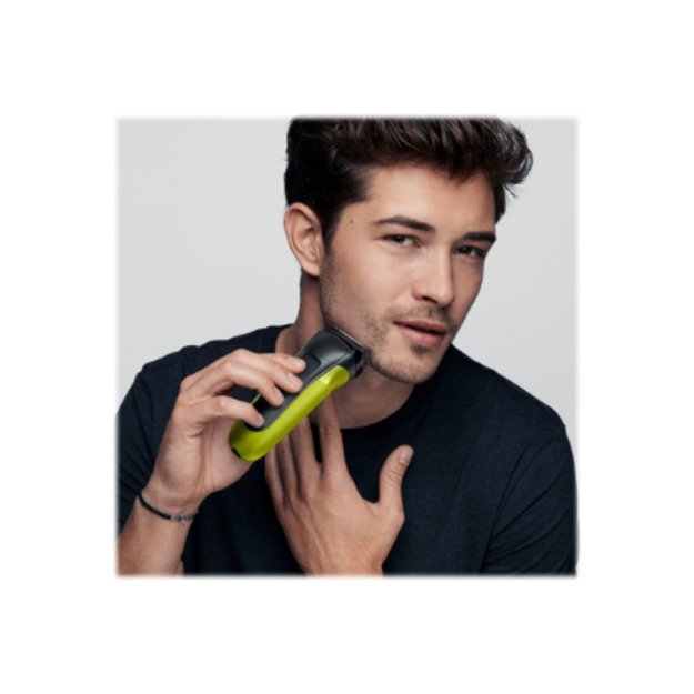 Braun | Shaver | Series 3 Shave&Style 300BT | Operating time (max) 30 min | NiMH | Black/Green 11