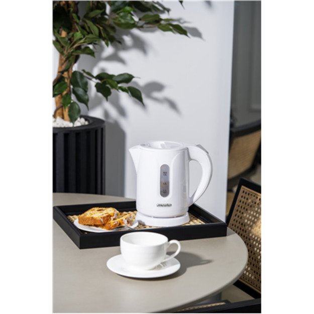 Mesko Kettle | MS 1376 | Electric | 850 W | 0.8 L | Plastic | 360&deg; rotational base | White 3