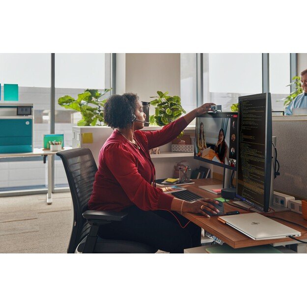 HP Poly Blackwire 3325 Stereo USB-C Headset +3.5mm Plug +USB-C/A Adapter 3