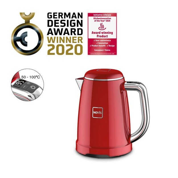 NOVIS KTC1 el.virdulys, raudonas 3