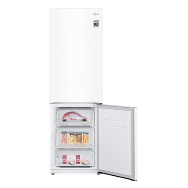 LG | GBB61SWJMN | Refrigerator | Energy efficiency class E | Free standing | Combi | Height 186 cm | No Frost system | Fridge ne
