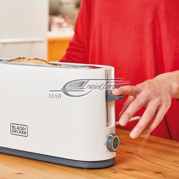 Toaster BLACK+DECKER BXTO1001E ES9600050B (1000 W, white color)