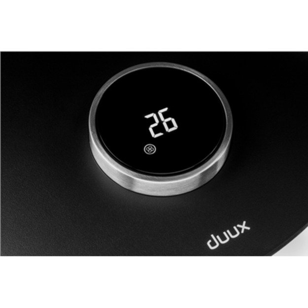 Duux | Smart Fan | Whisper Flex Smart Black with Battery Pack | Stand Fan | Black | Diameter 34 cm | Number of speeds 26 | Oscil