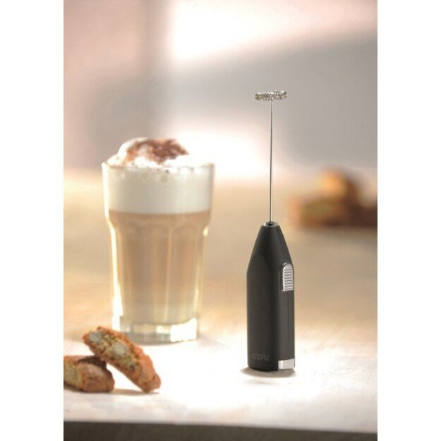 GEFU 12720 milk frother Automatic milk frother Black, Stainless steel
