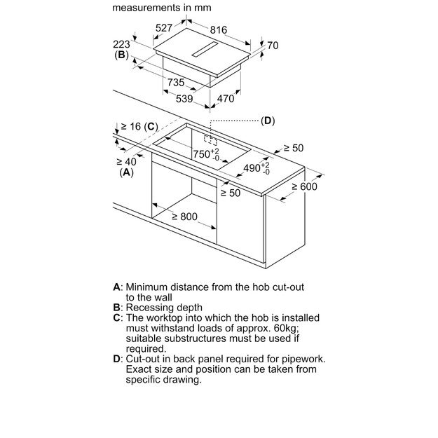 Kaitlentė BOSCH PXX875D67E 16