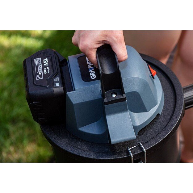 Ash vacuum cleaner Energy+ 18V Li-lon, 15L tank 2