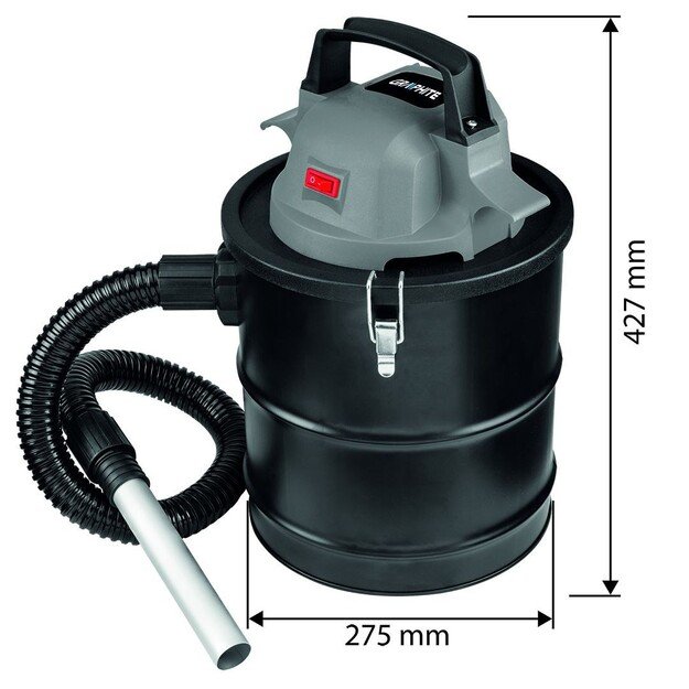 Ash vacuum cleaner Energy+ 18V Li-lon, 15L tank 4
