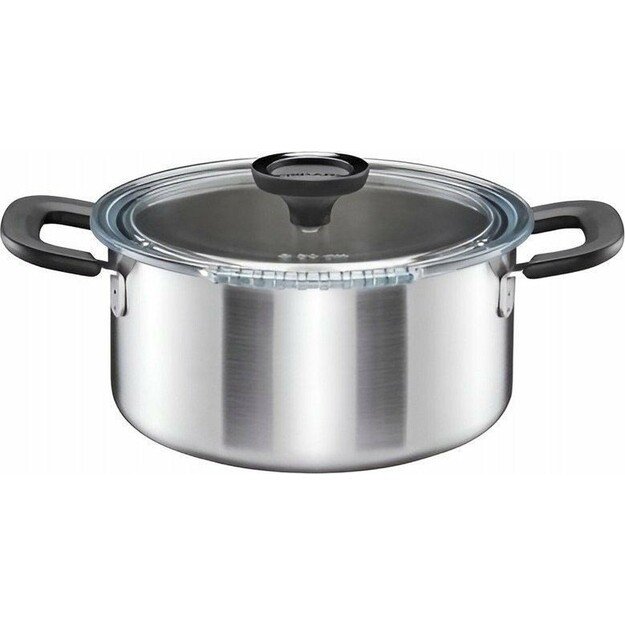 5L pot stainless steel with a lid Functional Form
