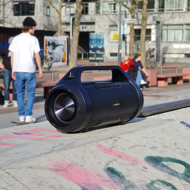 Nedis SPBB310BK portable/party speaker Stereo portable speaker Black 36 W 8