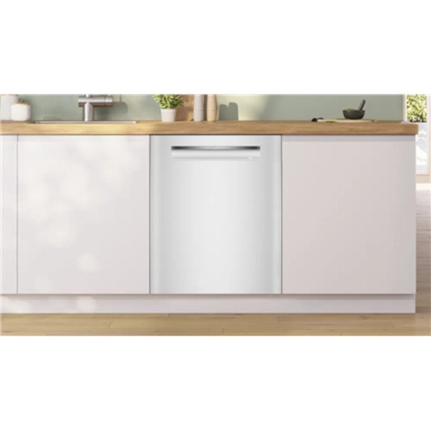 Bosch | Dishwasher | SMP4HCW03S | Built-under | Width 60 cm | Number of place settings 14 | Number of programs 6 | Energy effici