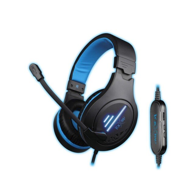 Foxxray FlowTown Gaming Headset Wired Blue/Black