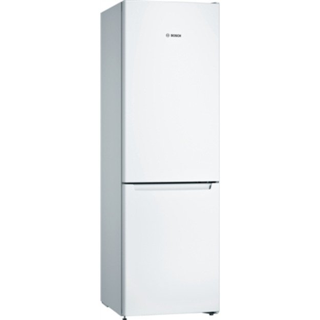 Bosch Serie 2 KGN36NWEA fridge-freezer Freestanding 305 L E White