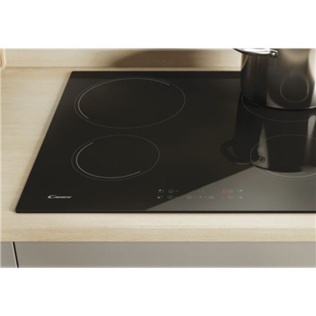Candy | Hob | CH64CCB/4U2 | Vitroceramic | Number of burners/cooking zones 4 | Touch | Black 1