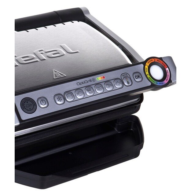 Electric grill Tefal OptiGrill GC712D34 ( Contact grill , 2000 W , Inox ) 5