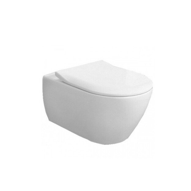 Pakabinamas klozetas Villeroy & Boch Subway 2 Direct Flush su slim Soft Close dangčiu ir CeramicPlus