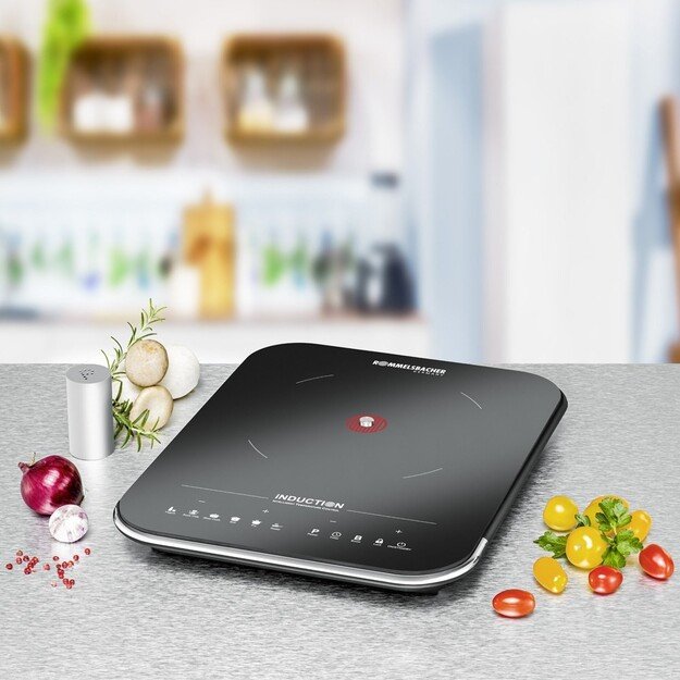 Rommelsbacher CTS 2000/IN hob Black, Silver Countertop Zone induction hob 1 zone(s) 5