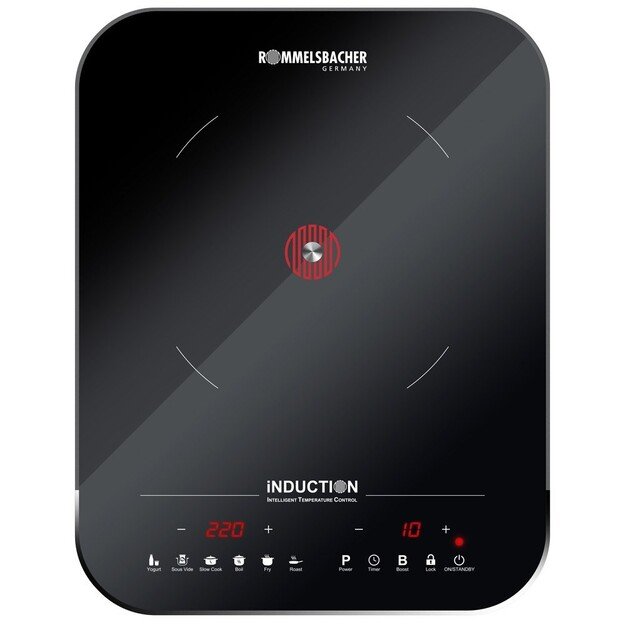 Rommelsbacher CTS 2000/IN hob Black, Silver Countertop Zone induction hob 1 zone(s) 2
