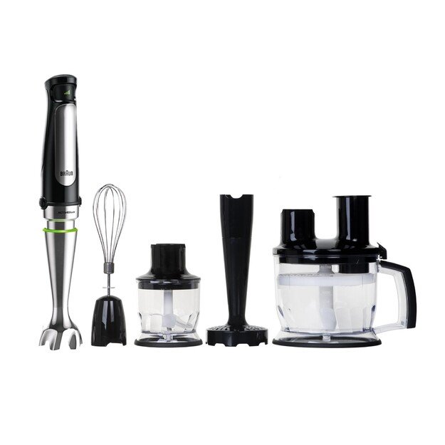 Braun MQ 7087X 1.2 L Immersion blender 1000 W Black, Stainless steel