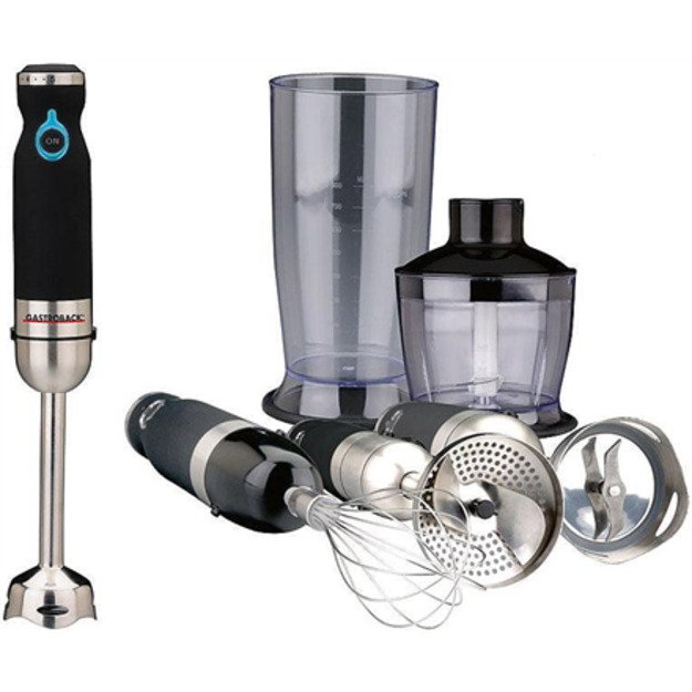 Gastroback Stick blender with emulsify stick  40976 Black /Stainless steel, 800 W, Plastic, 0.8 L,