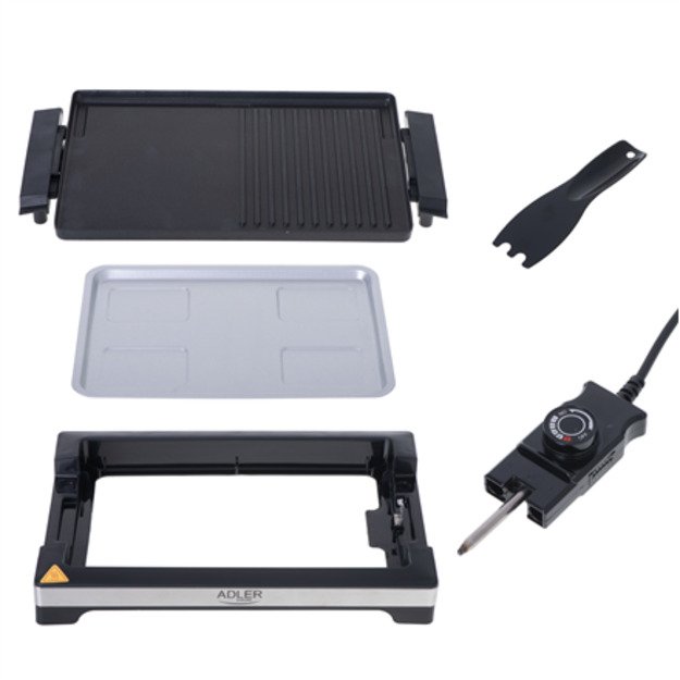 Adler | AD 6614 | Table Grill | Table | 3000 W | Black