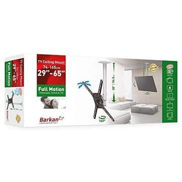 BARKAN 3500.W 29 -65  LED TV, 3 lankstų, lubinis, baltas