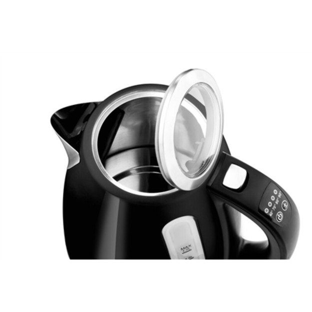 ETA | Kettle | Ela Digi ETA959890020 | Electric | 2200 W | 1.7 L | Stainless steel | 360° rotational base | Black