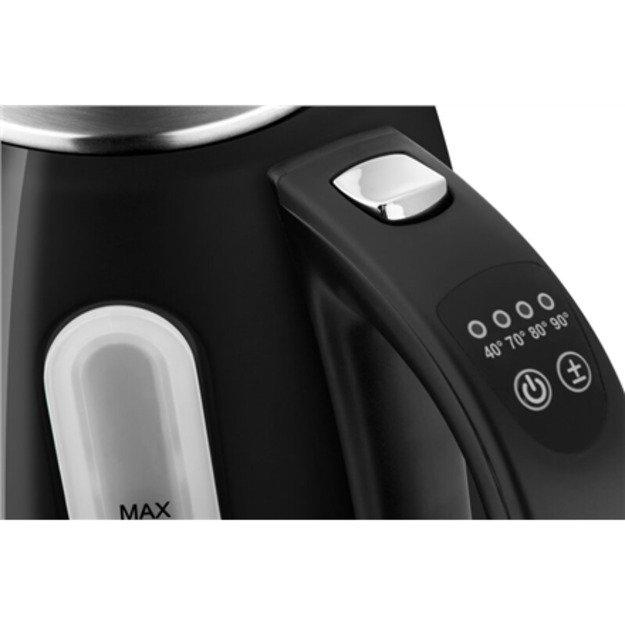 ETA | Kettle | Ela Digi ETA959890020 | Electric | 2200 W | 1.7 L | Stainless steel | 360° rotational base | Black