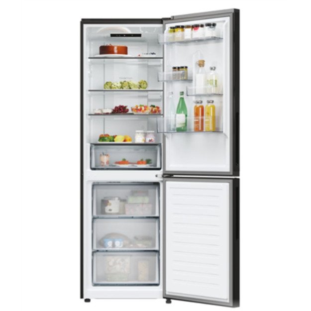 Candy Refrigerator | CNCQ2T618EB | Energy efficiency class E | Free standing | Combi | Height 185 cm | No Frost system | Fridge