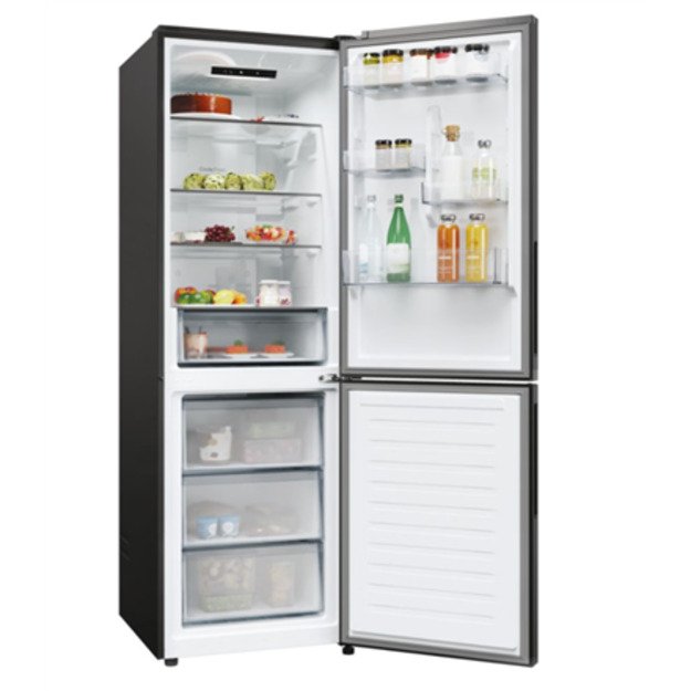 Candy Refrigerator | CNCQ2T618EB | Energy efficiency class E | Free standing | Combi | Height 185 cm | No Frost system | Fridge