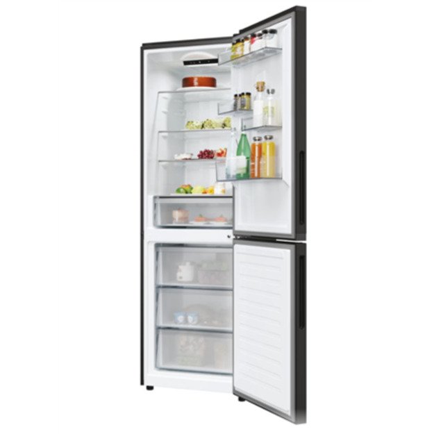 Candy Refrigerator | CNCQ2T618EB | Energy efficiency class E | Free standing | Combi | Height 185 cm | No Frost system | Fridge