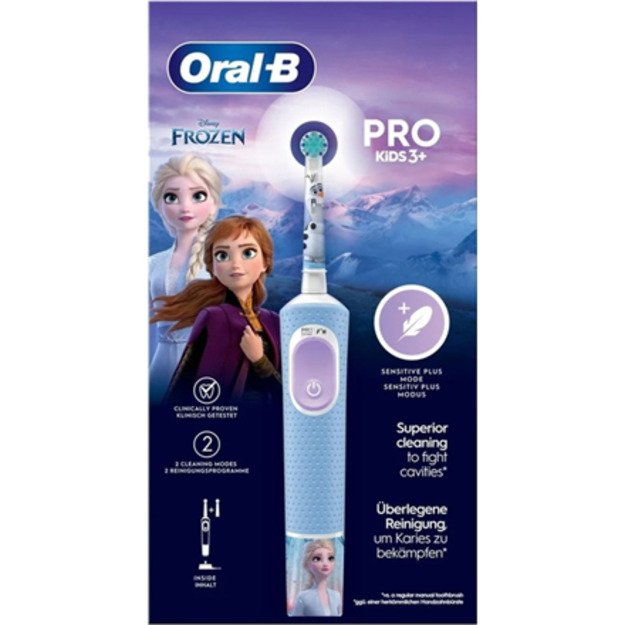 Oral-B Electric Toothbrush | Vitality Pro Frozen | Rechargeable | For children | Number of brush heads included 1 | Number of te 3