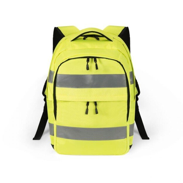 DICOTA Hi-Vis backpack Yellow Polyethylene terephthalate (PET), Thermoplastic polyurethane (TPU)