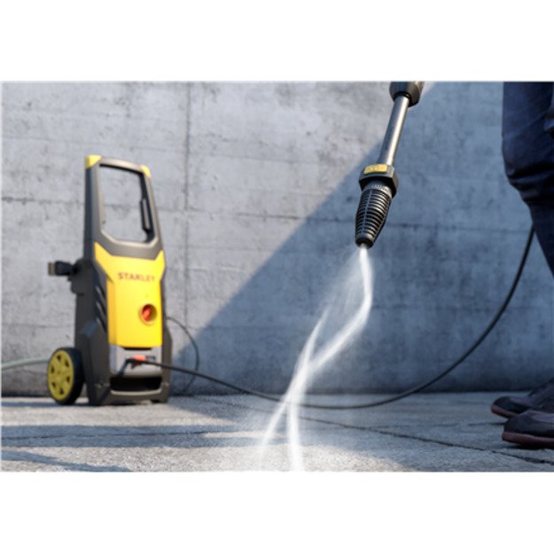 STANLEY SXPW14PE High Pressure Washer with Patio Cleaner (1400 W, 110 bar, 390 l/h) | 1400 W | 110 bar | 390 l/h