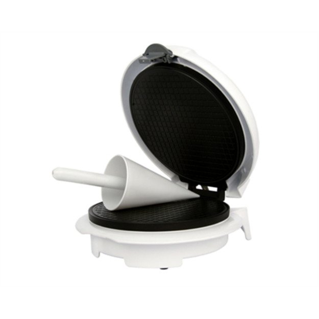 Adler | Waffle maker | AD 3038 | 1500 W | Number of pastry 1 | Ice Cone | White 1